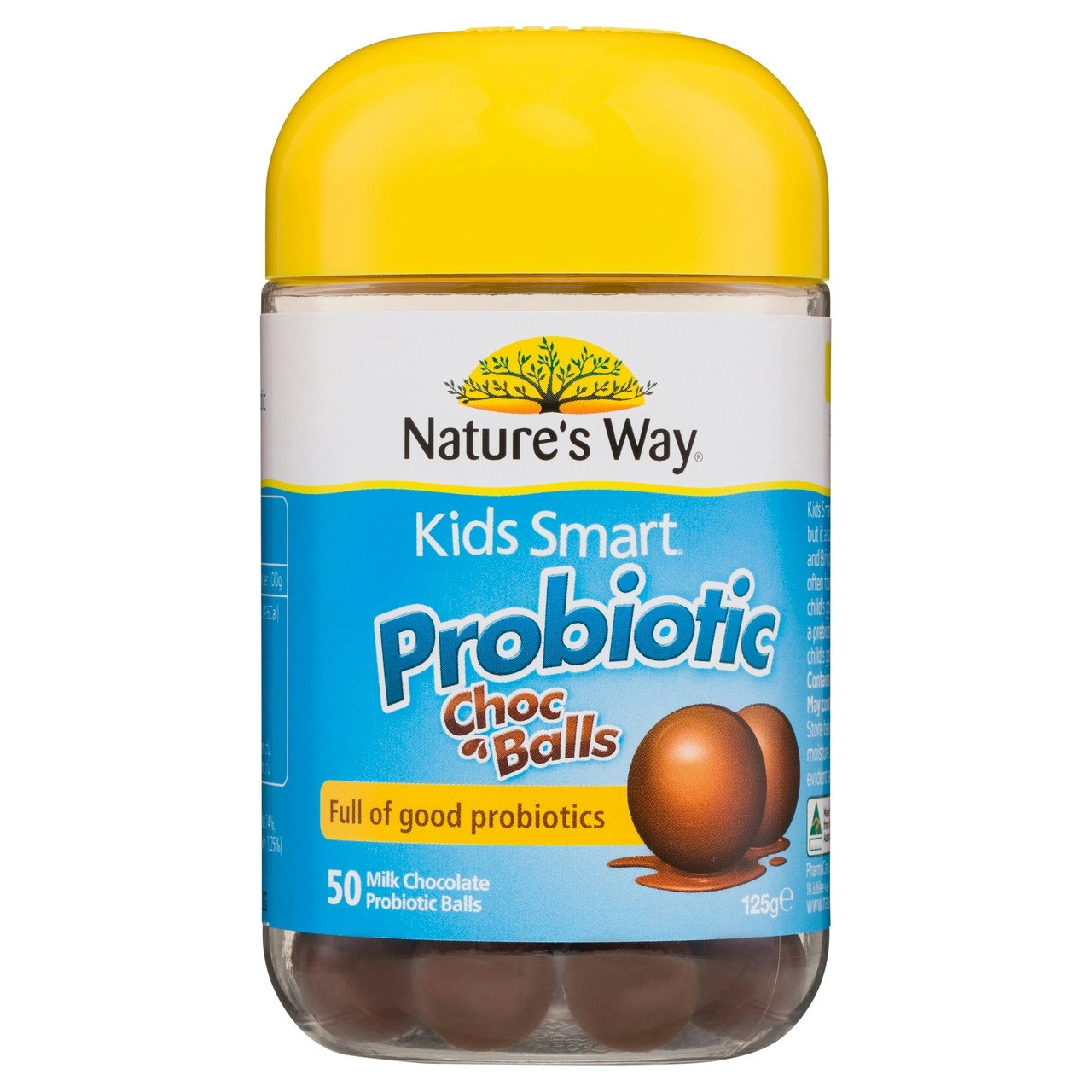 Nature's Way Kids Smart Probiotic Choc Balls 50 Choc Balls 125g