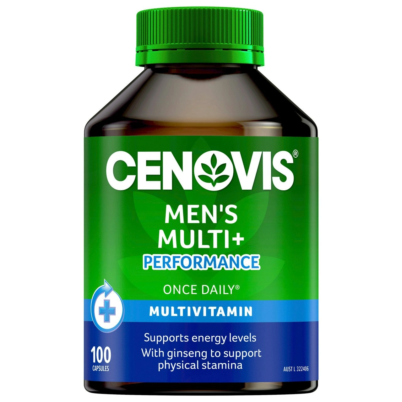 Cenovis Men's Multi + Performance 100 Capsules