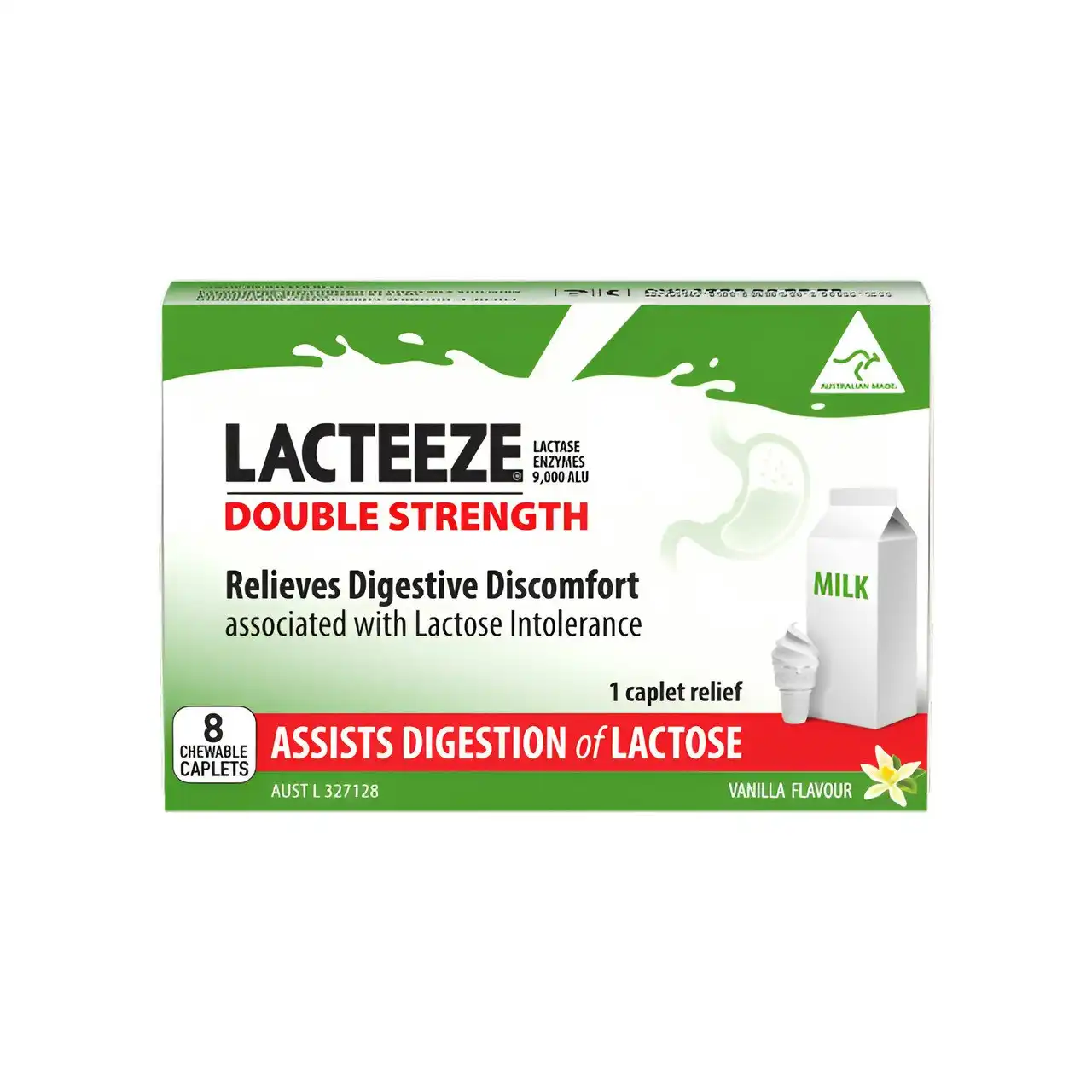 Lacteeze Double Strength 8 Caplets