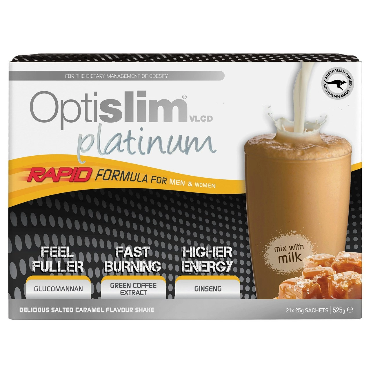 OptiSlim VLCD Platinum Salted Caramel 21x25g