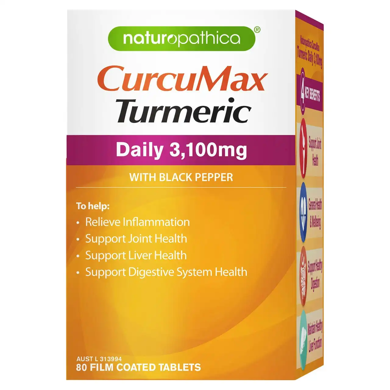 Naturopathica Curcumax Daily 80s