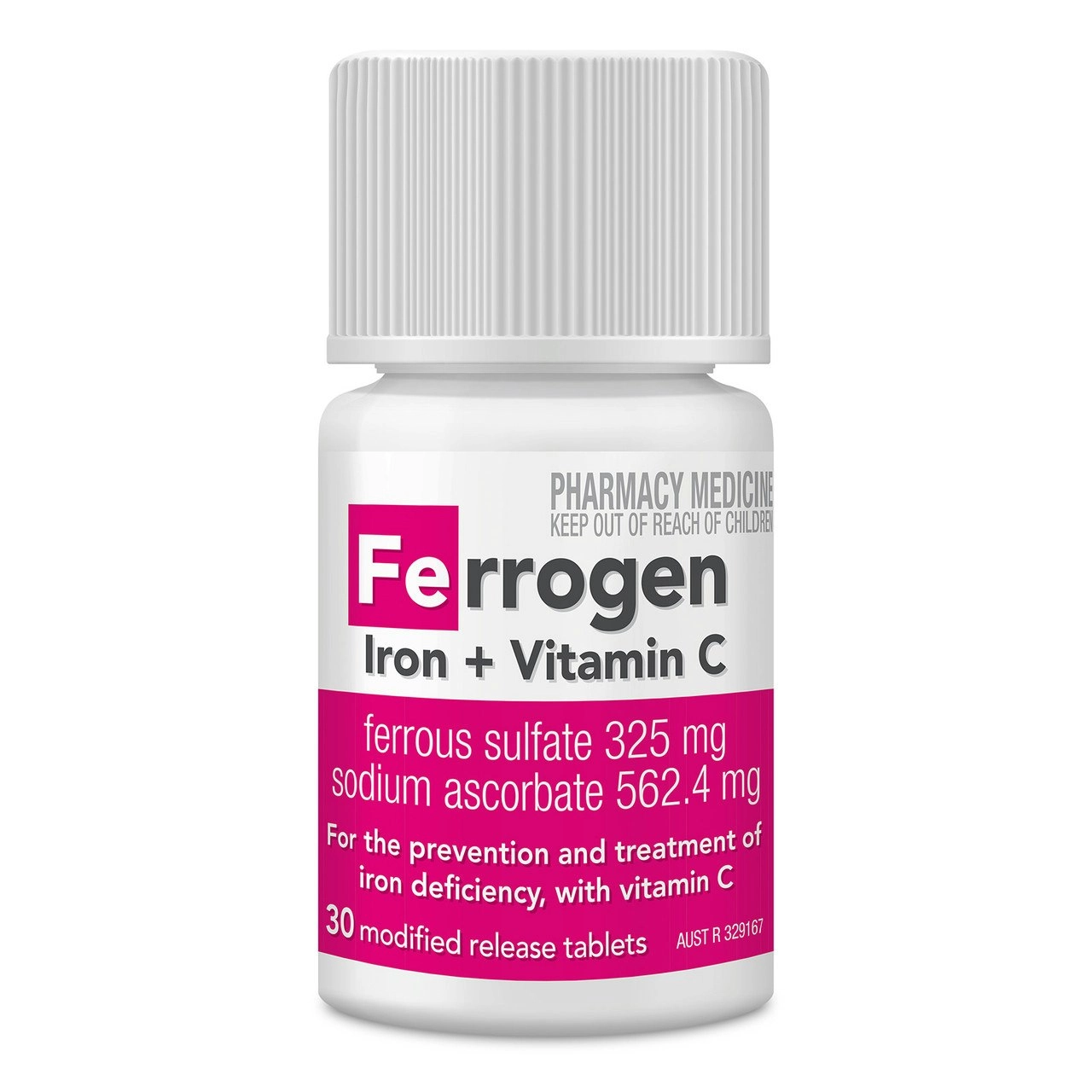 Ferrogen Iron + Vitamin C Tablets 30