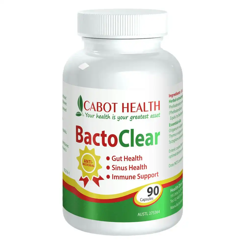 Cabot Health BactoClear 90 Capsules