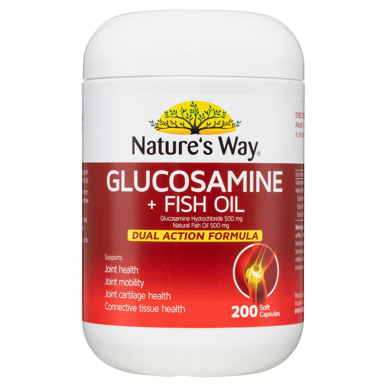 Nature's Way Glucosamine & Fish Oil Capsules 200