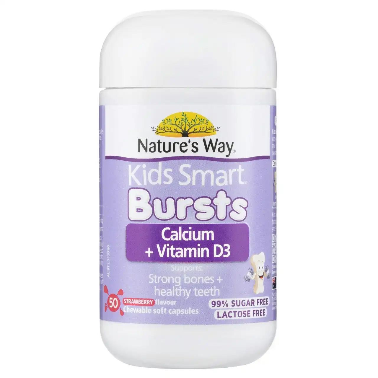 Nature's Way Kids Smart Bursts Calcium + Vitamin D3