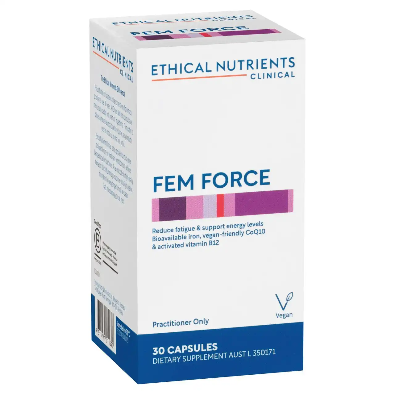 Ethical Nutrients Clinical Fem Force 30 Capsules