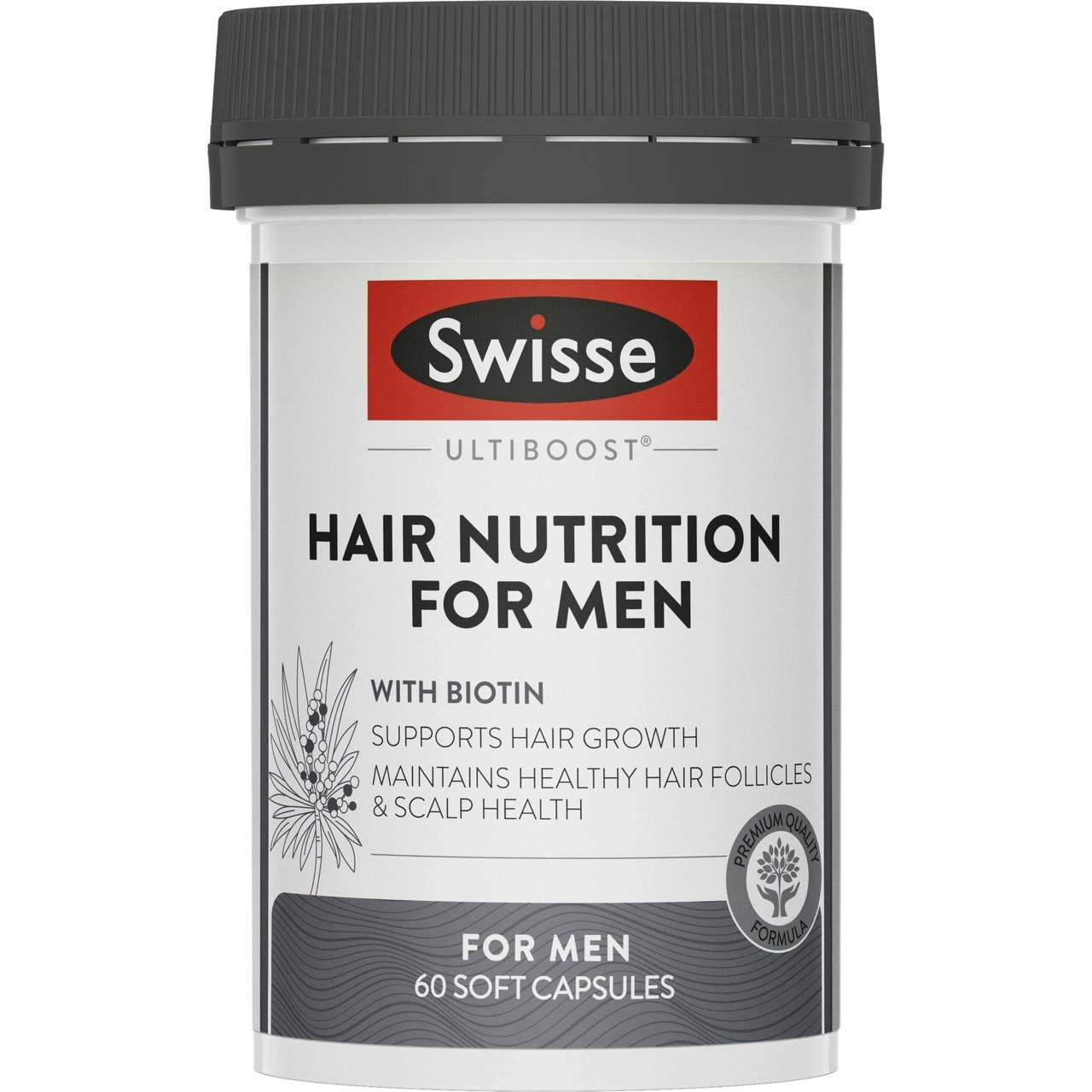 Swisse Ultiboost Hair Nutrition For Men 60 Capsules