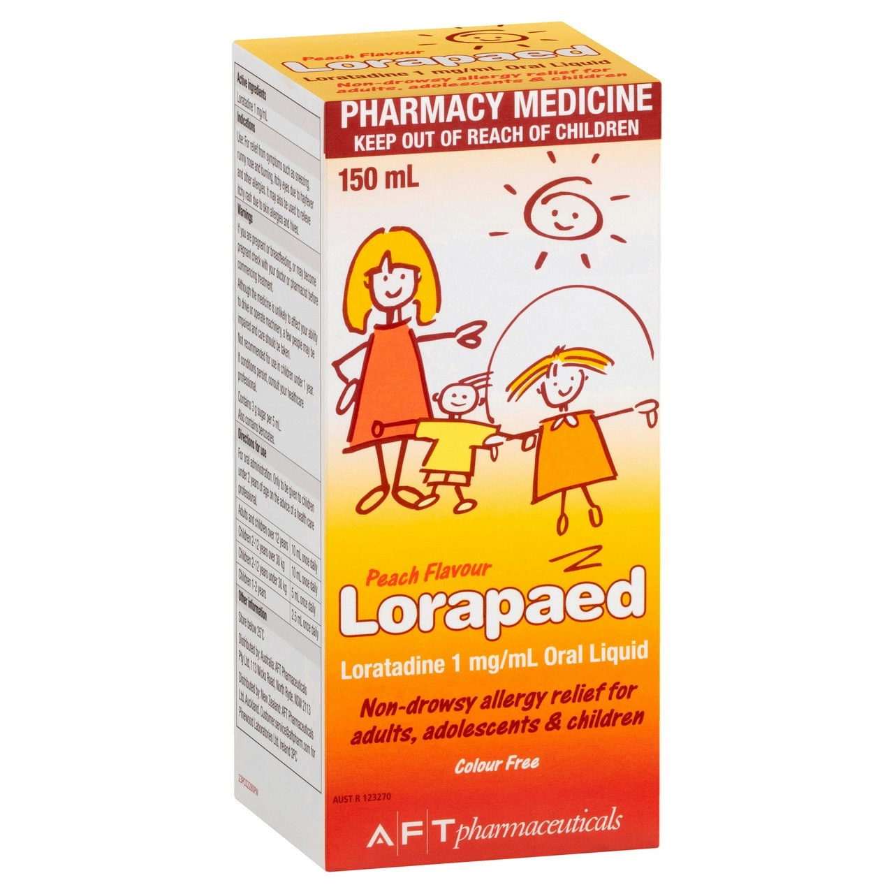 Lorapaed(R) Liquid Peach Flavour 150mL