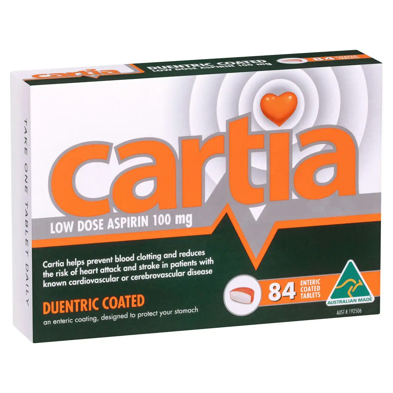 Cartia 100mg Tablets x 84