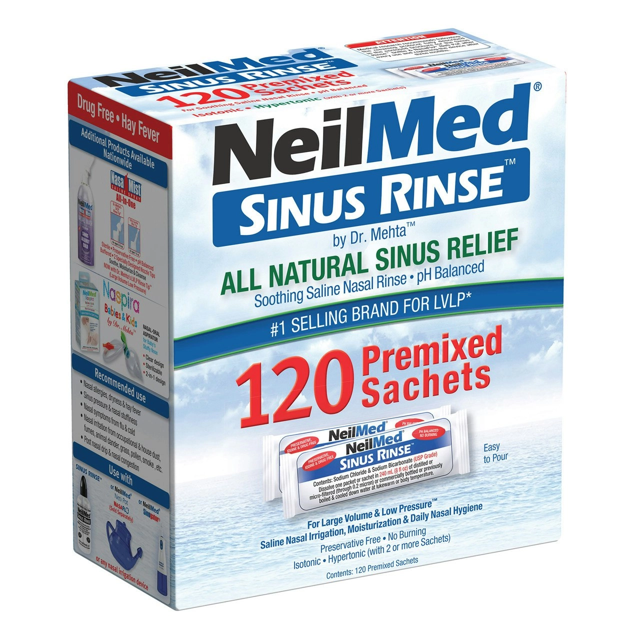 Neilmed Sinus Rinse Refill 120's