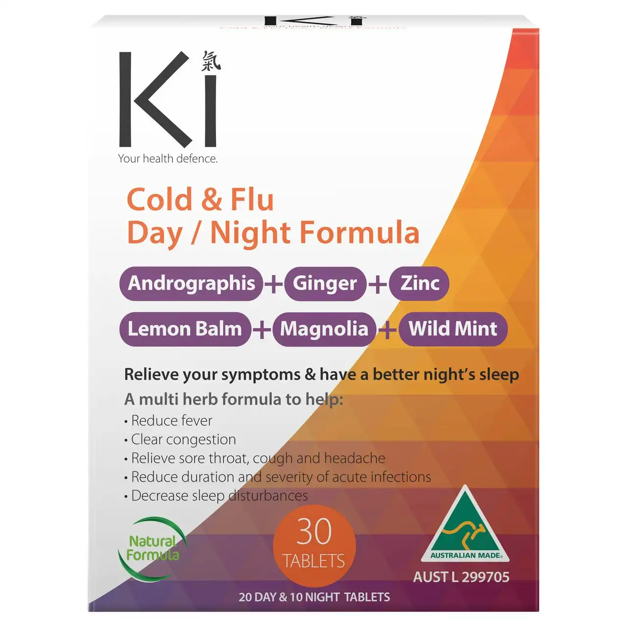 Ki Cold & Flu Day Night 30 Tablets