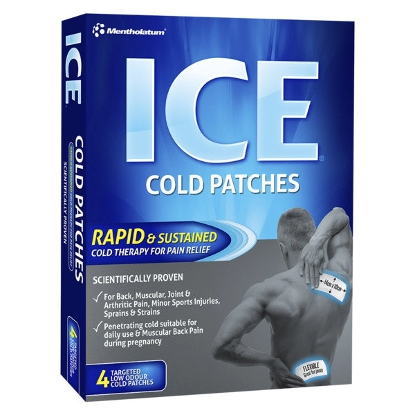 Mentholatum Ice Cold Patches 4 Pack