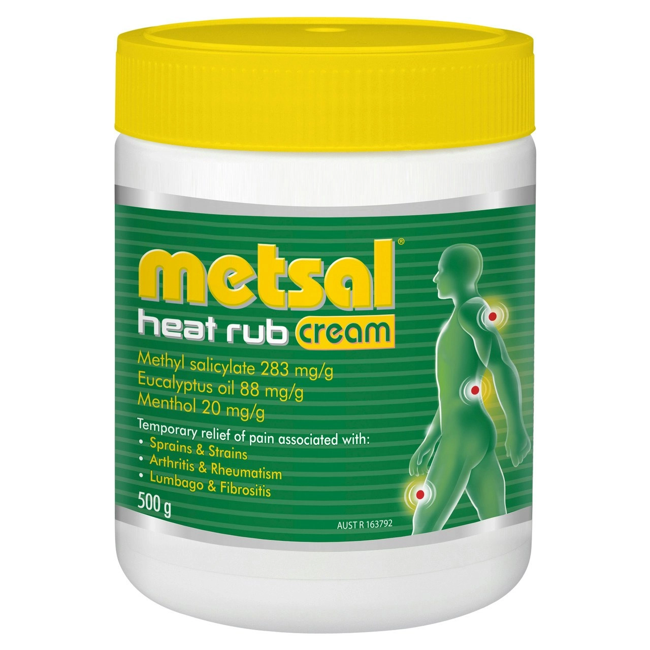 Metsal Heat Rub Cream 500g