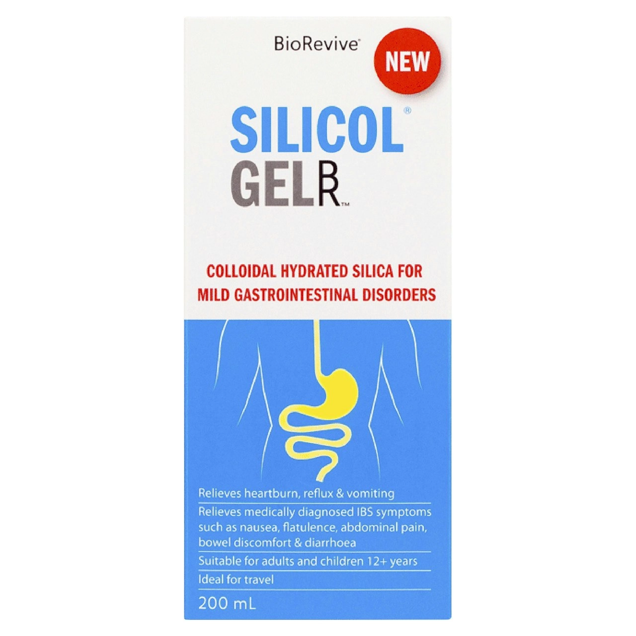 BioRevive SilicolGel - IBS and Heartburn Relief 200mL