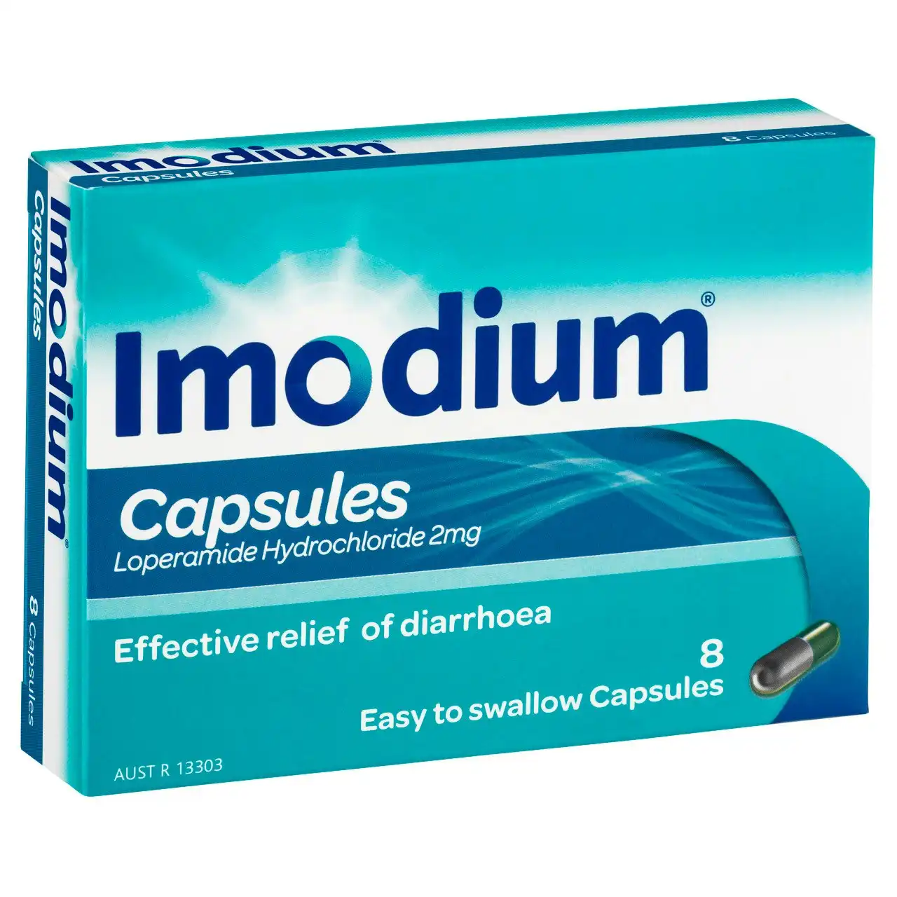 IMODIUM Diarrhoea Relief Capsules 8 Pack