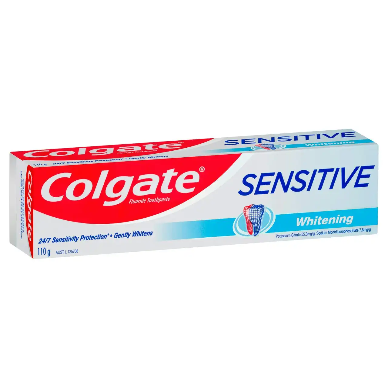 Colgate Sensitive Whitening Toothpaste, 110g, For Sensitive Teeth Pain Relief