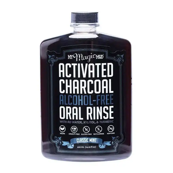 My Magic Mud Activated Charcoal Alcohol-Free Oral Rinse 420ml