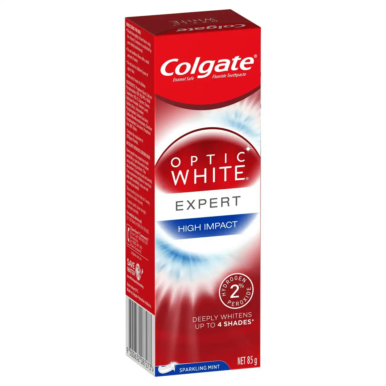 Colgate Optic White Luminous High Impact Teeth Whitening Toothpaste, 85g