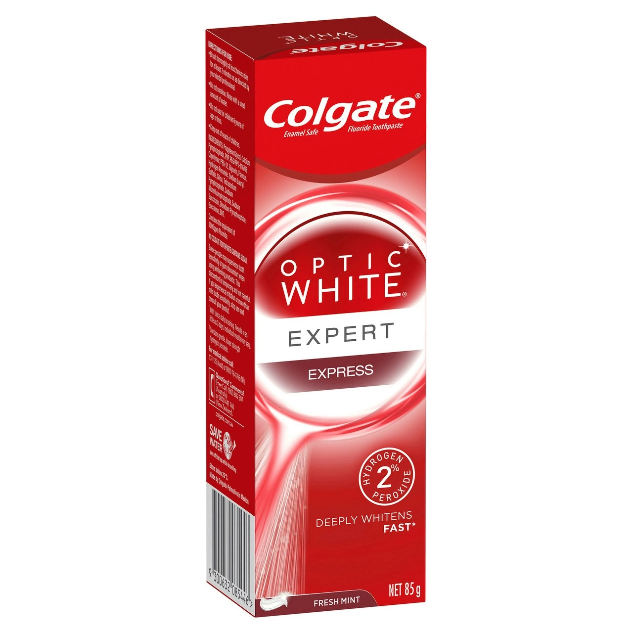 Colgate Optic White Luminous Express Teeth Whitening Toothpaste, 85g