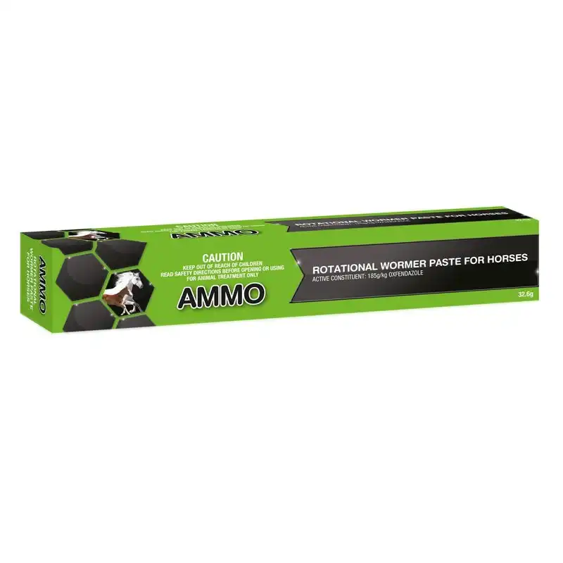 Ammo Rotational Wormer Paste For Horses 32.6g