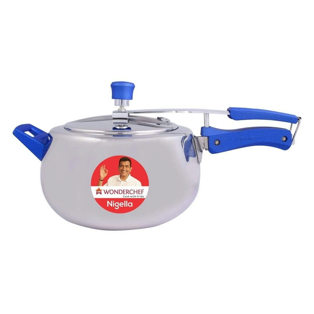 Wonderchef Nigella Pressure Cooker Inner Lid Round - Stainless Steel 5L