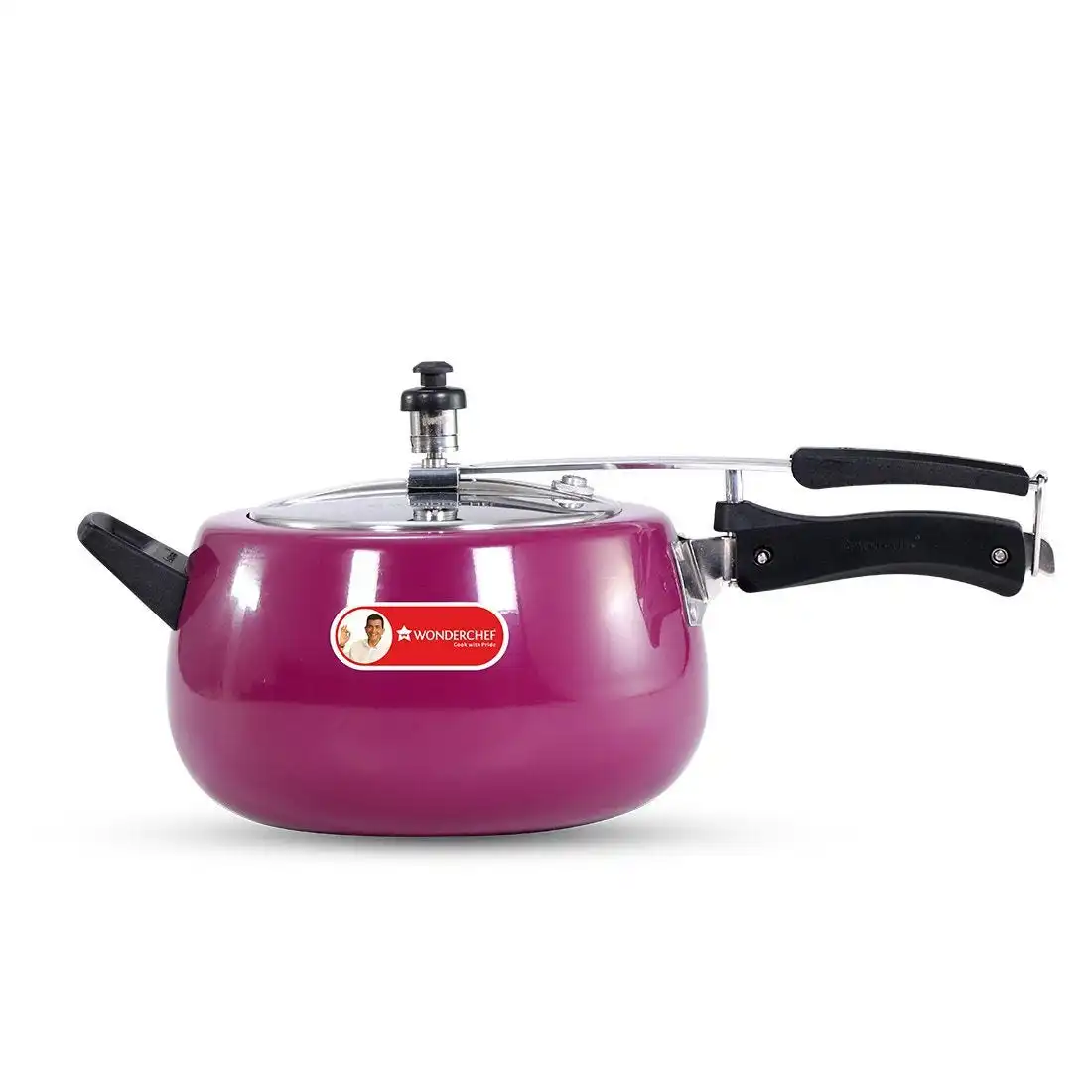 Wonderchef Regalia Inner Lid Pressure Cooker Purple 5L