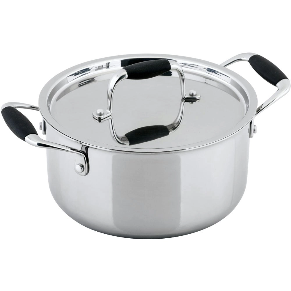 Wonderchef Stanton Stainless Steel Casserole 3 Ply 24cm 4L