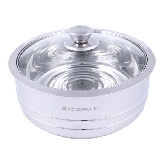 Wonderchef Austin Stainless Steel Serving Casserole - Midi