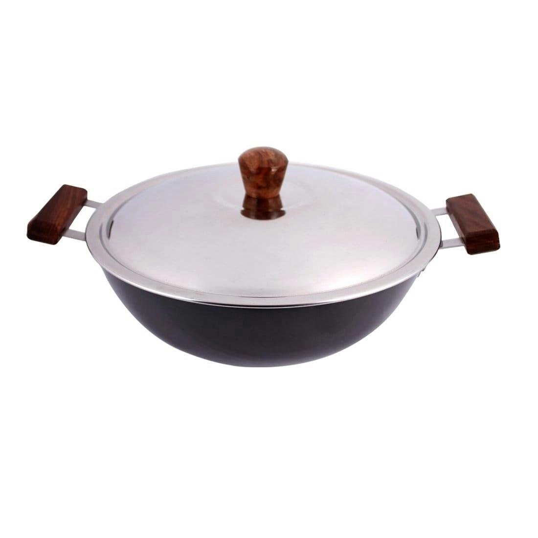 Wonderchef Ebony Deep Kadhai 24 cm 3 L