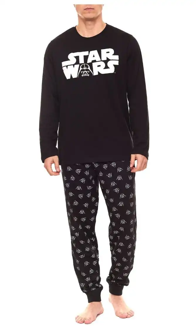 3 x Mens Starwars Pyjamas Pyjama Tracksuit Adult Star Wars Sleep Set