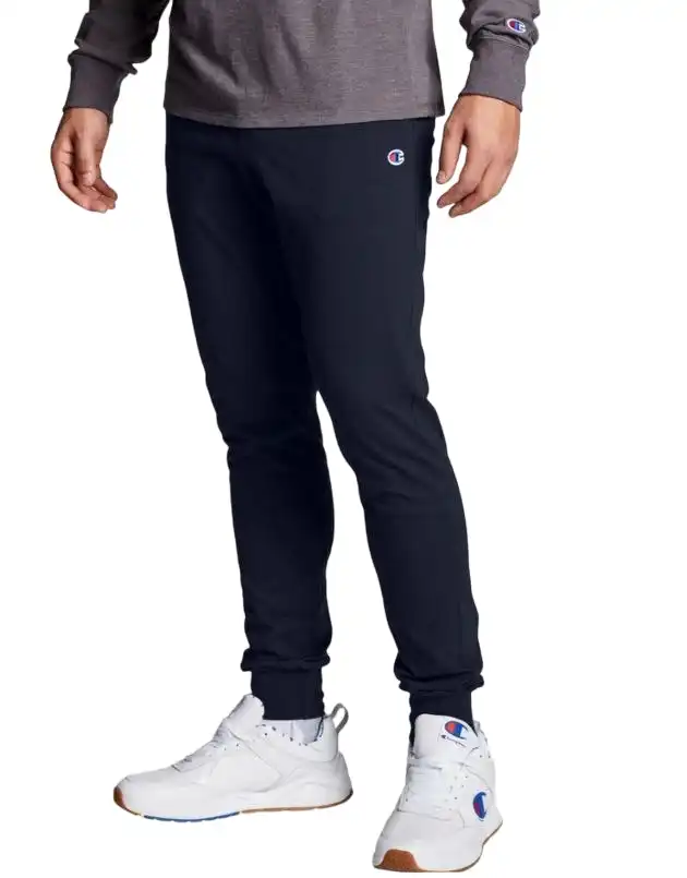 Mens Champion Everyday Comfortable Navy Cotton Jogger