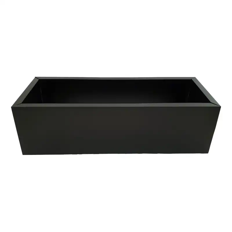 Black Metal Planter Medium - One Size