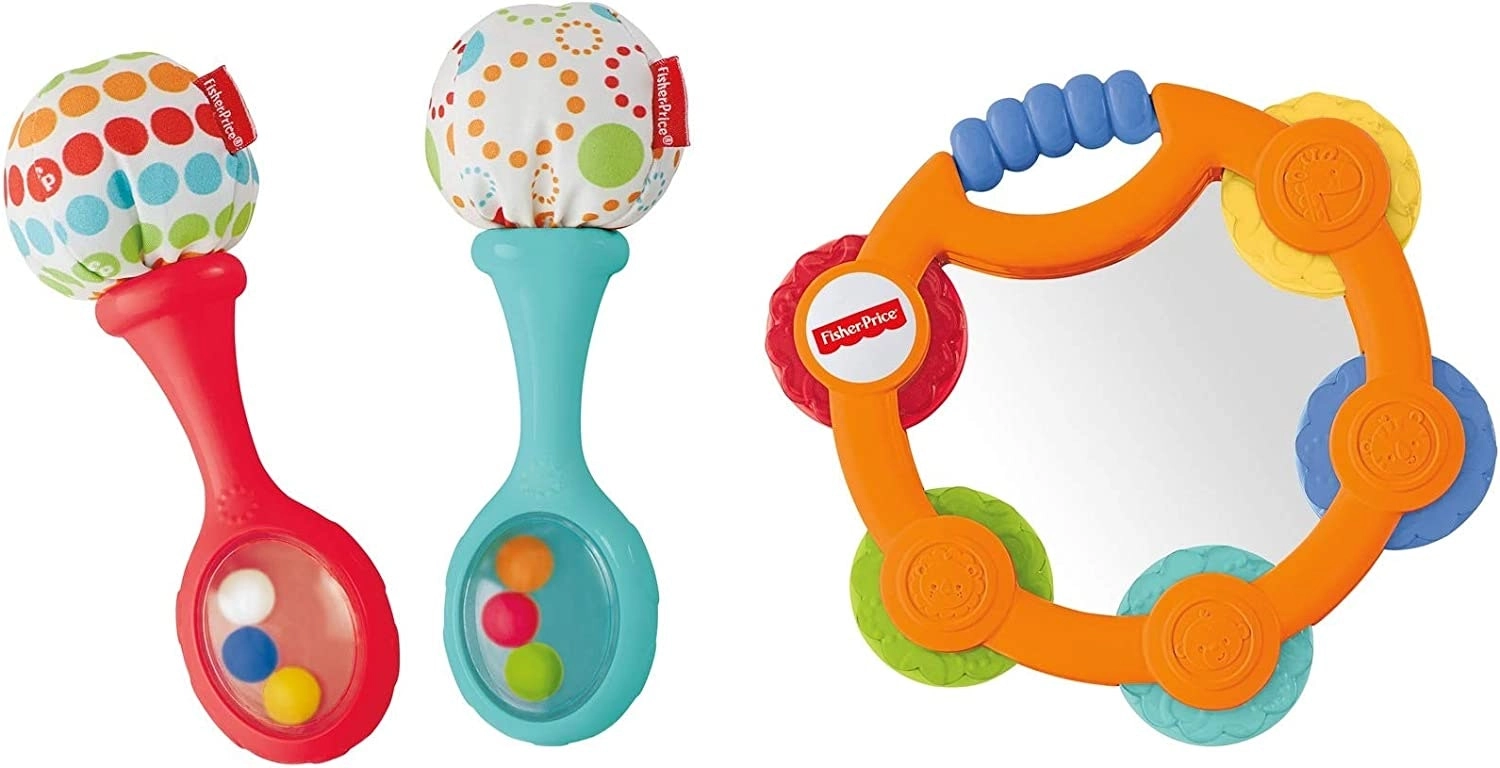 Fisher-Price Tambourine & Maracas Gift Set