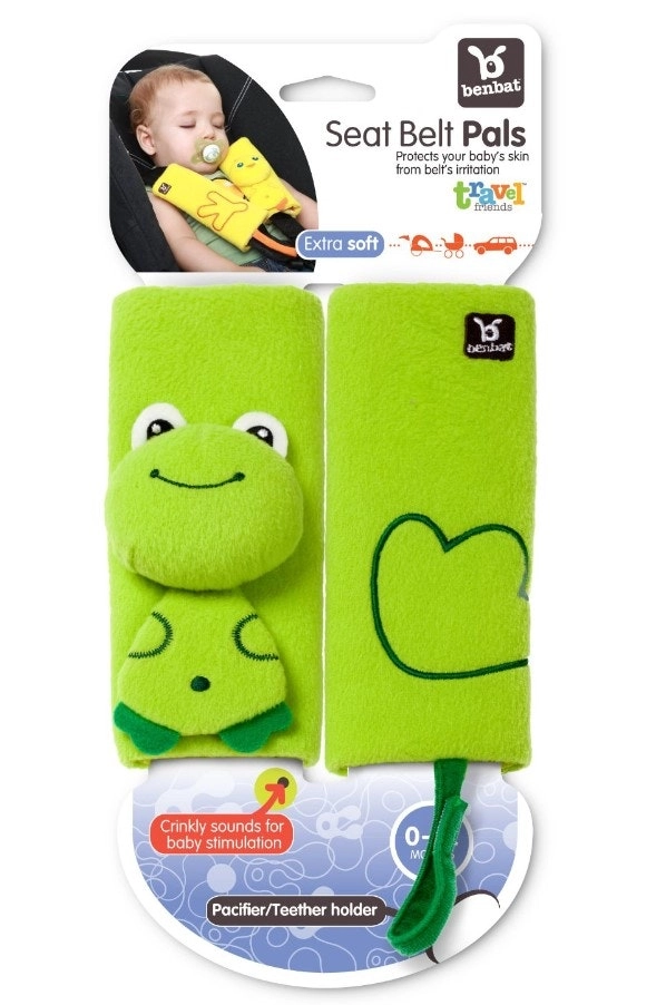 Benbat Seat Belt Pals - Frog (0-12 Months)