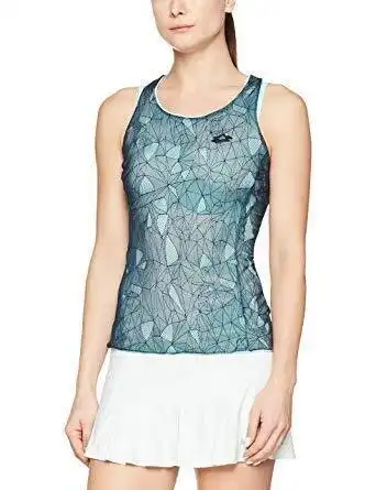 Lotto Sport Womens Twice II W Tank Top And Bra Tennis Sport - Turquoise/Navy