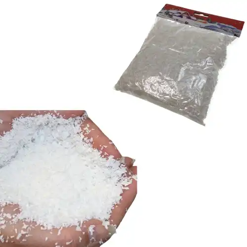 480g FAKE SNOW Christmas White Xmas Frozen Party Confetti Snowflakes BULK