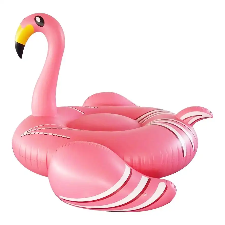 Giant PVC Inflatable Flamingo Pool Toy Float Pink