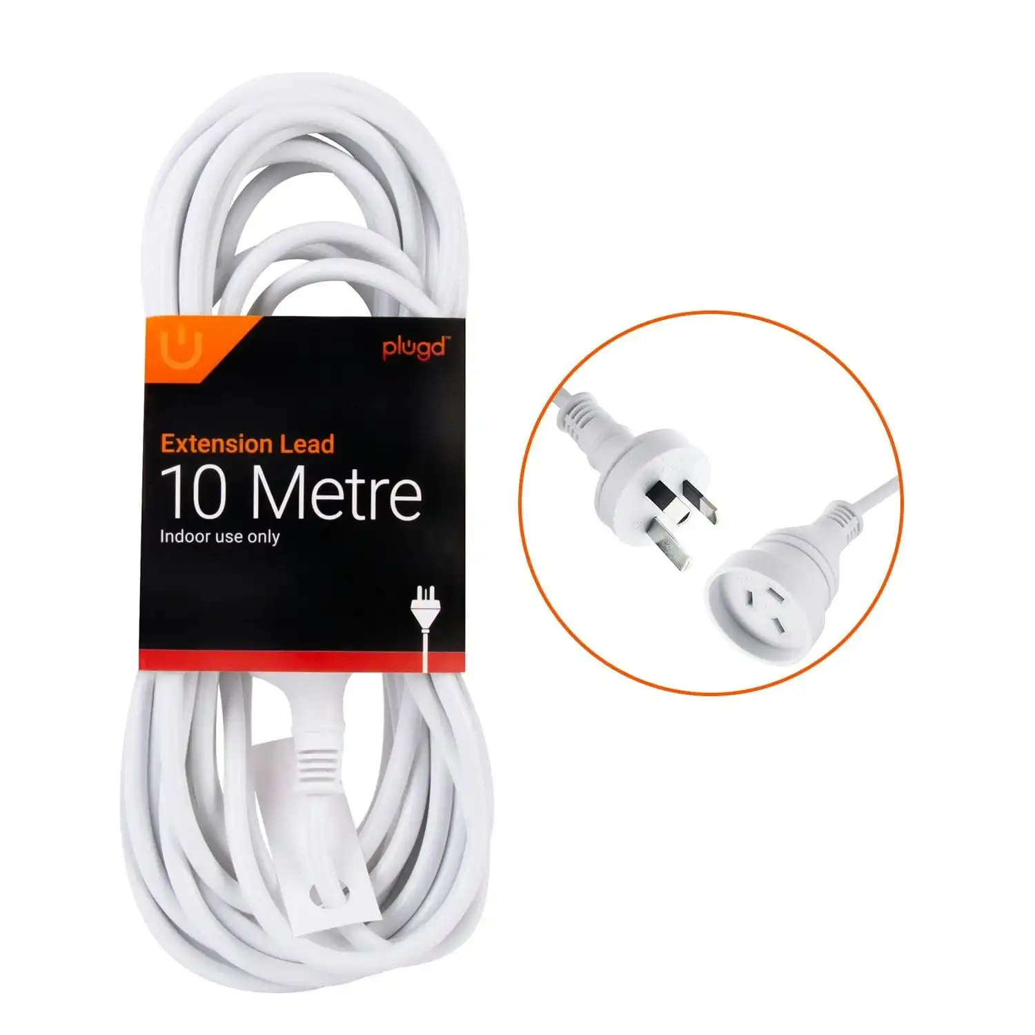 10 Metre Extension Power Outlets Lead