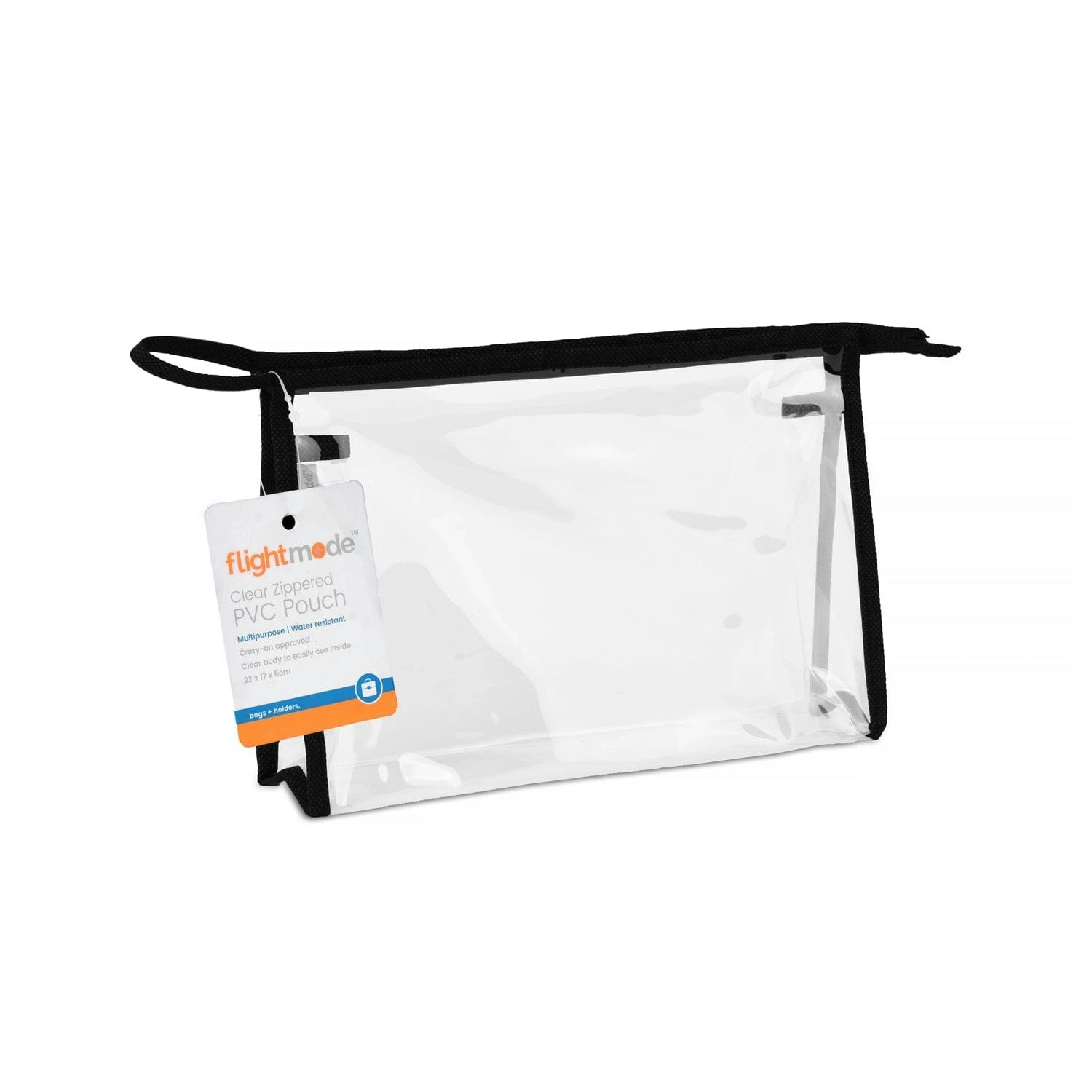 Waterproof PVC Clear Zippered Carry Pouch