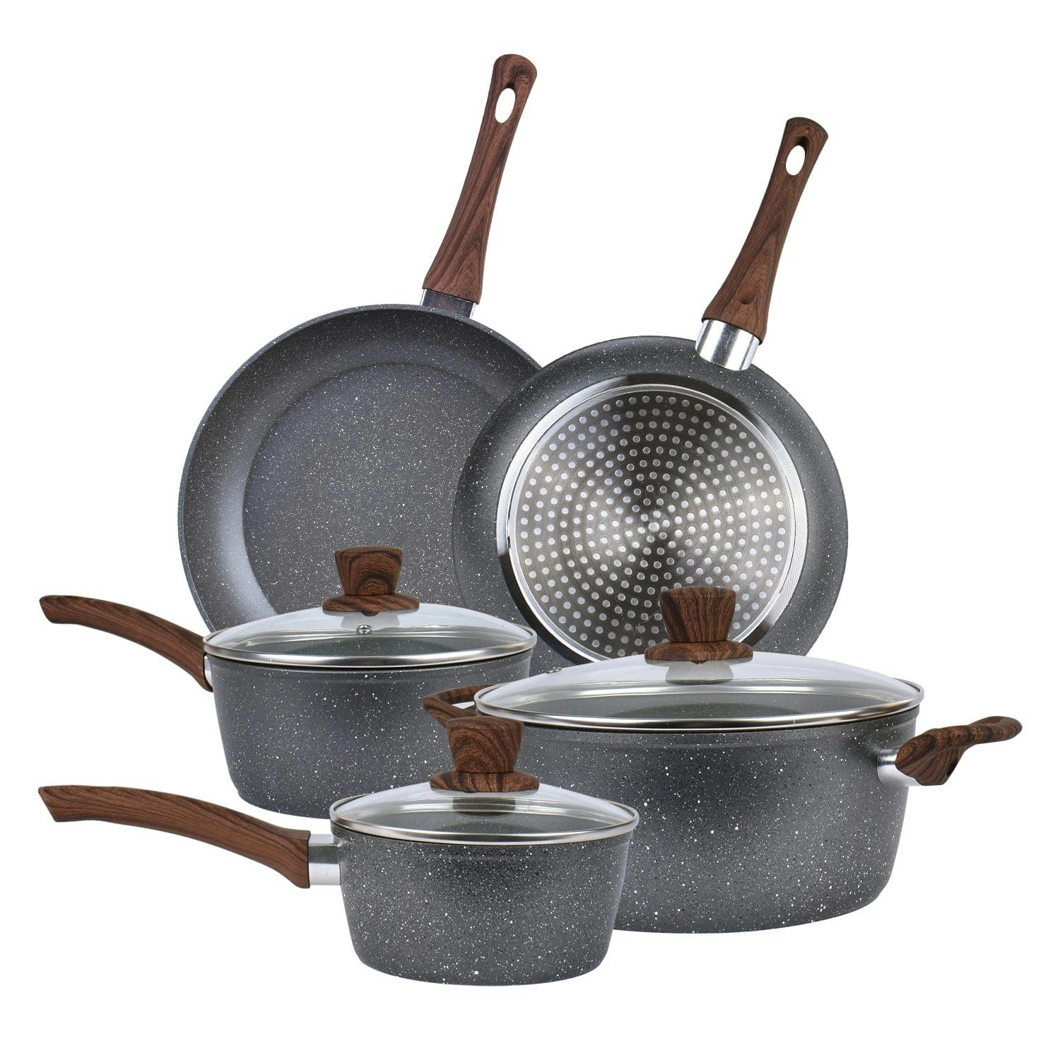 Clevinger 8 Piece Non-Stick Cookware Set