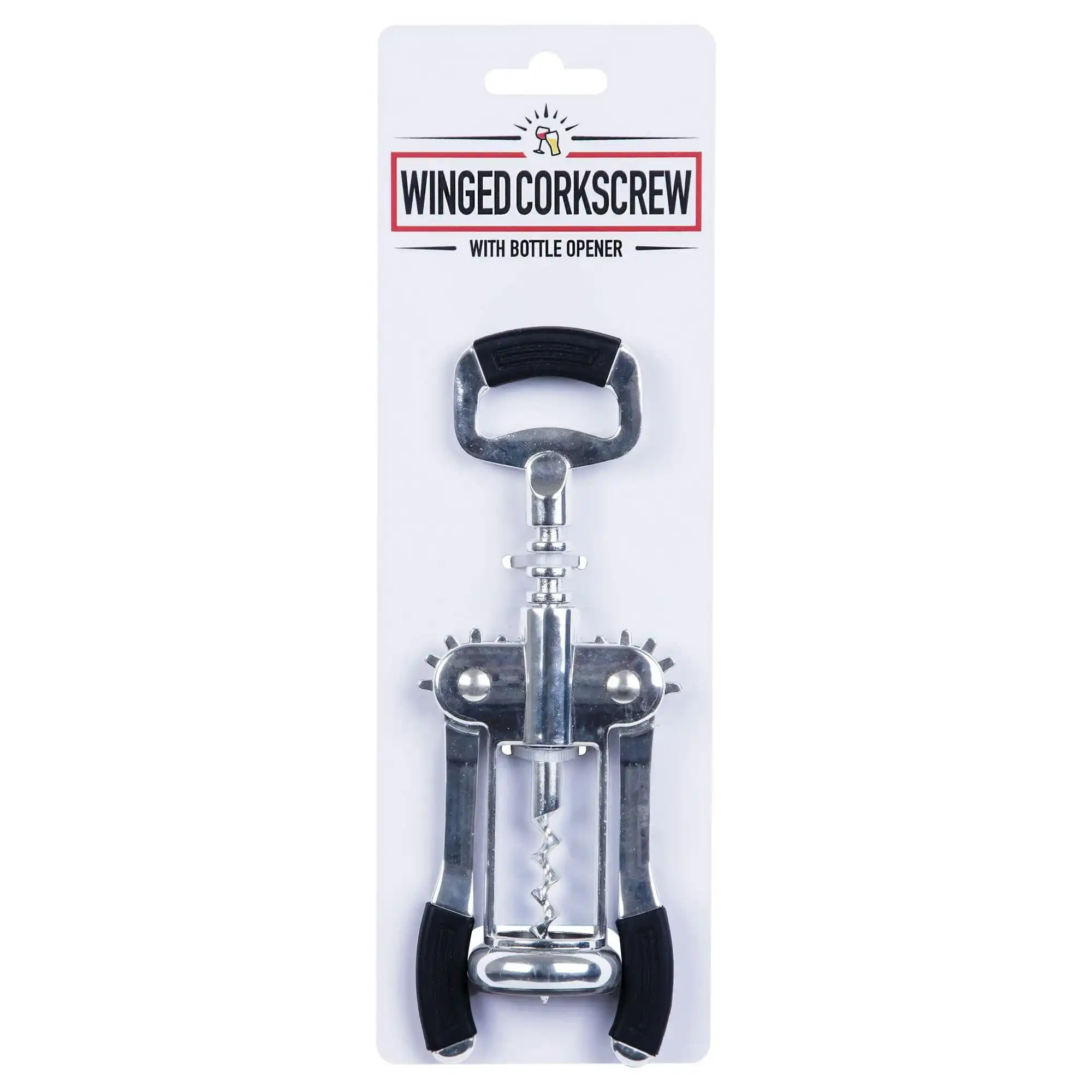 Winged Corkscrew Bottle Opener