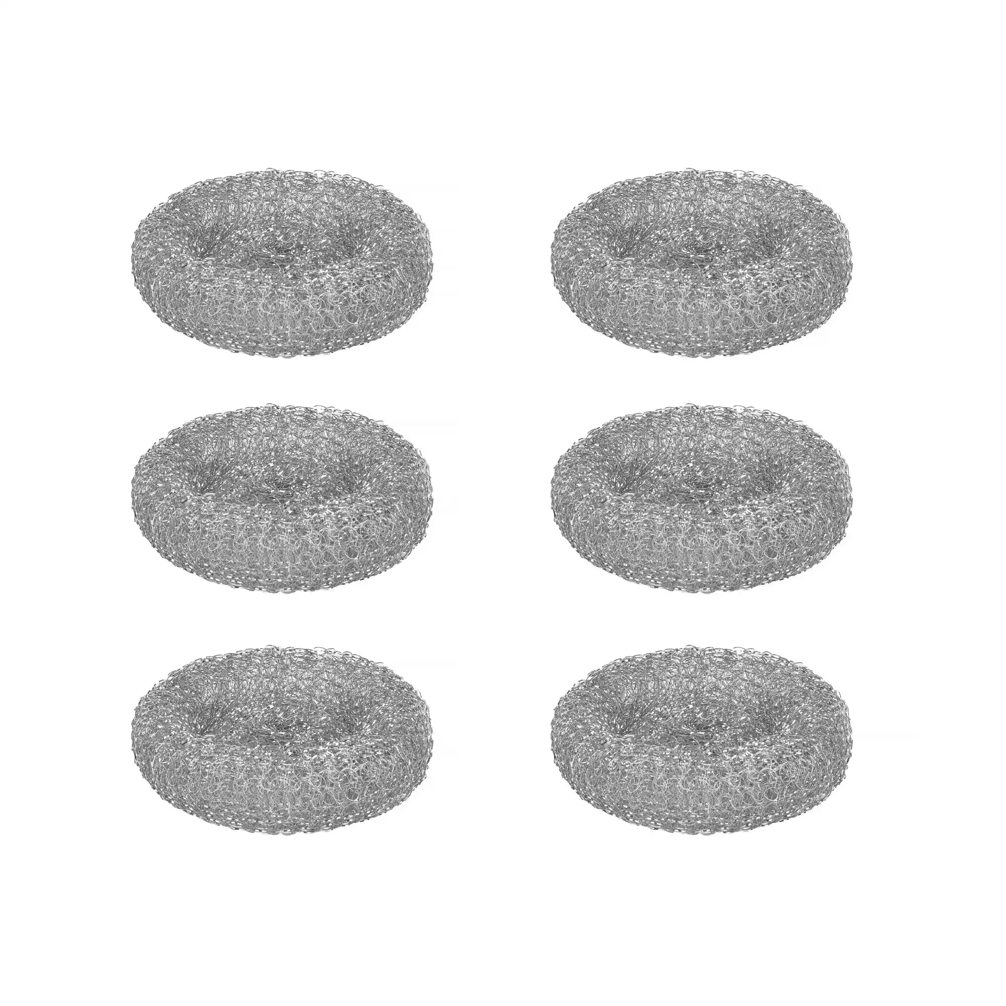 6 Pack Household Cleaning Stainless Steel Jumbo Scourers