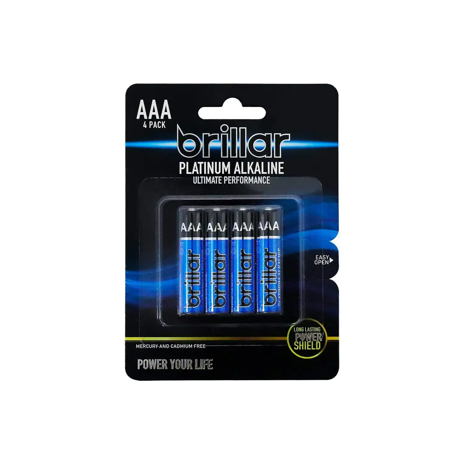 2x Brillar AAA Platinum Alkaline Batteries 4pk