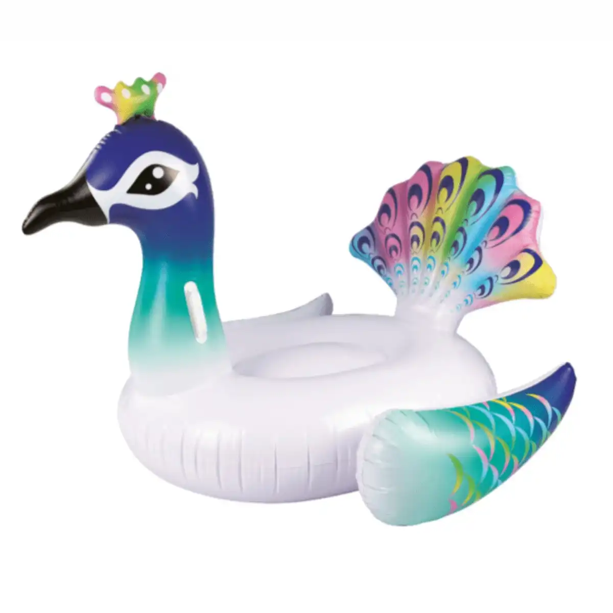 Lazy Dayz Inflatable Peacock Ride-on Float 135cm