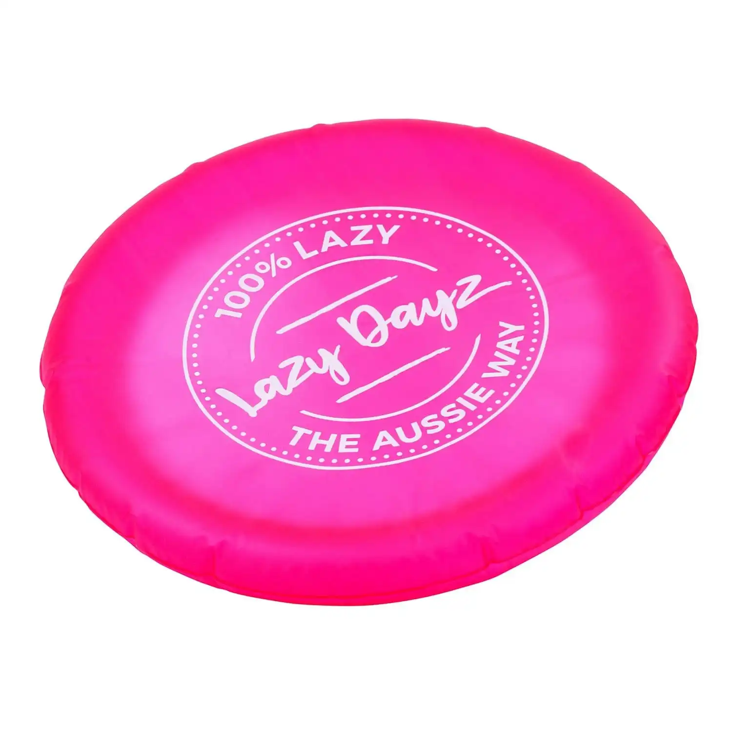 Lazy Dayz Inflatable Frisbee - Pink