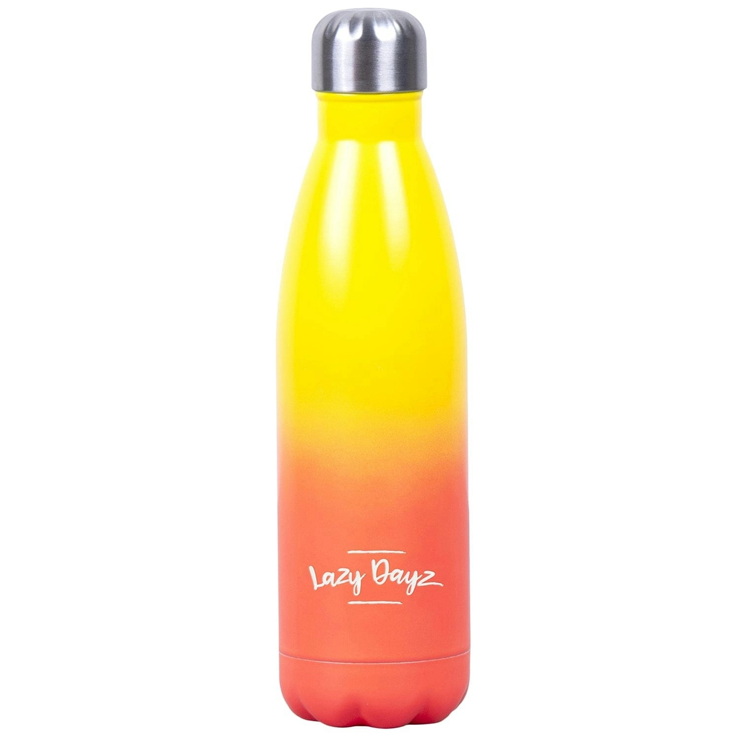 Lazy Dayz Daily Drink Bottle 500ml - Yellow Peach Ombre