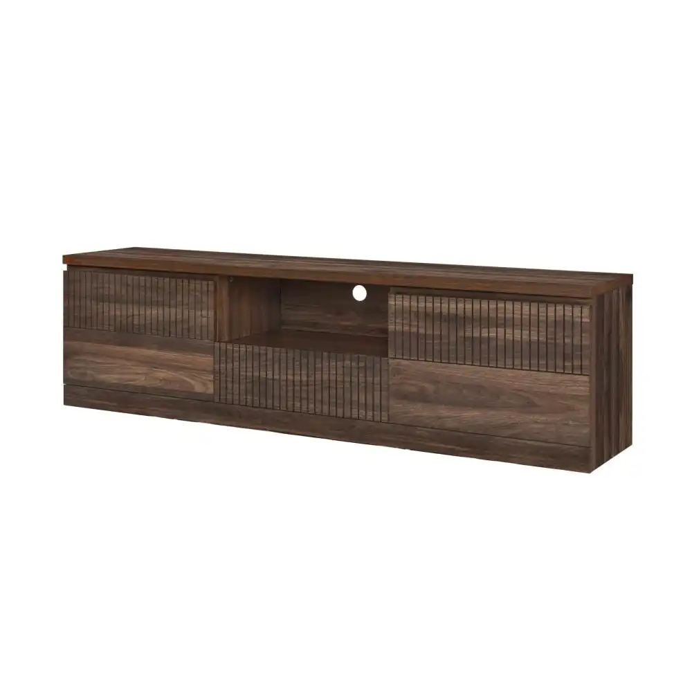 Lola Wooden Entertainment Unit TV Stand 180cm - Walnut