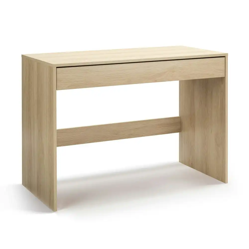 Design Square Marias Computer Study Home Office Desk W/ 1-Drawer - Oak