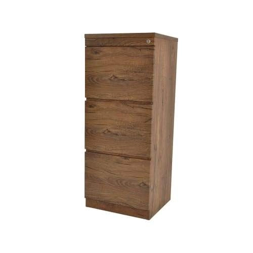 Xylia 3 Drawer Filling Cabinet - Antique Oak