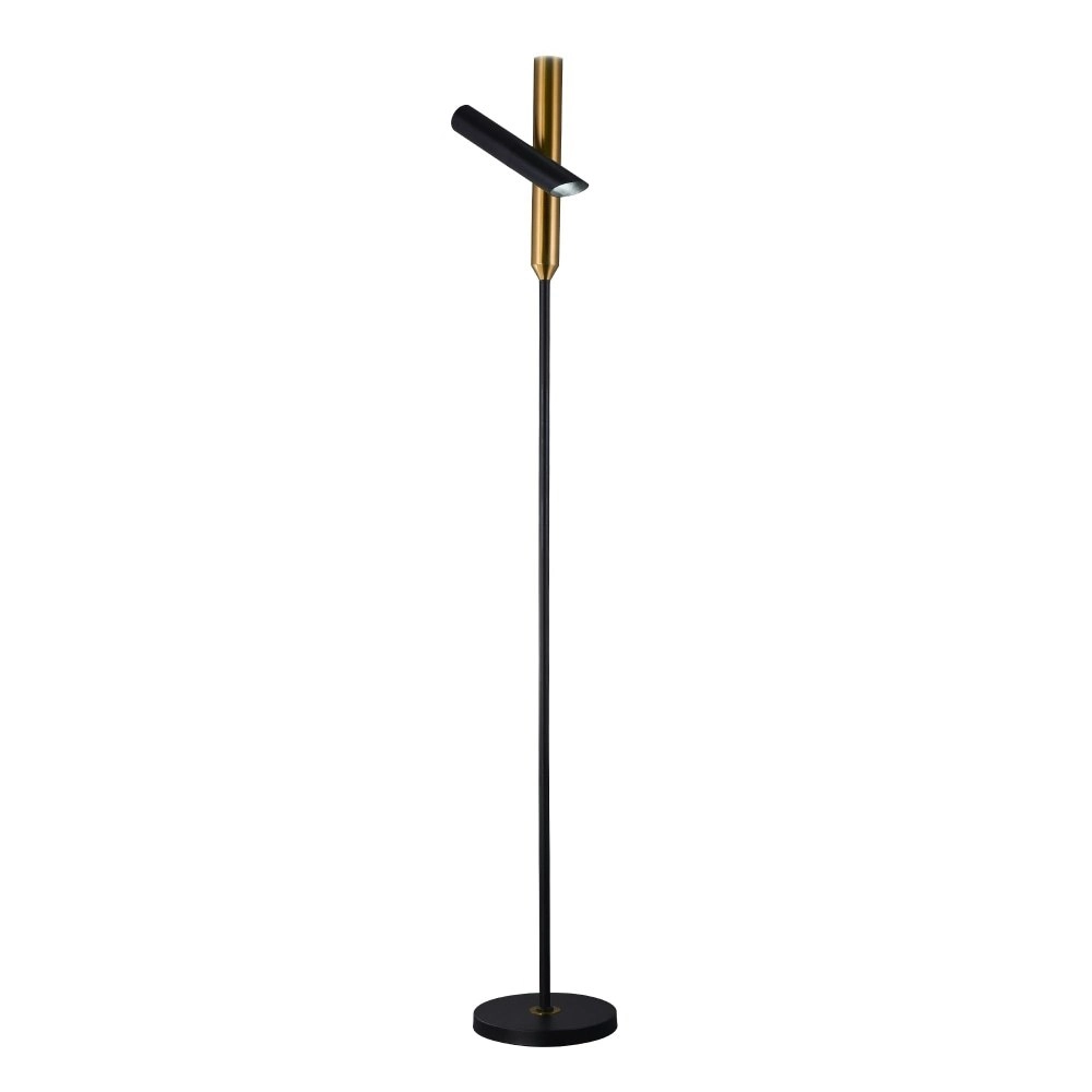 Ignito Cylindrica Minimalist LED Slender Floor Lamp Light - Black